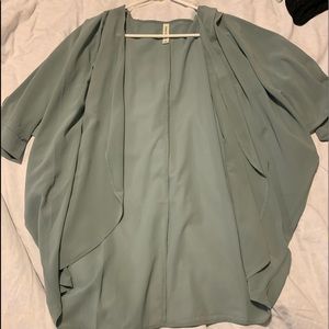 Mint 3/4 sleeve cardigan